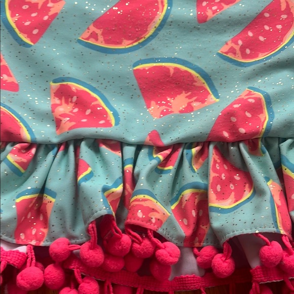 Watermelon Print Kids Swim Set - Picture 2 of 4